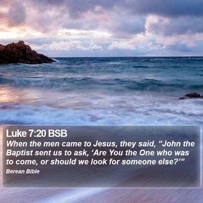 Luke 7:20 BSB Bible Verse Image