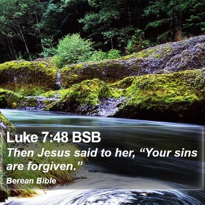 Luke 7:48 BSB Bible Verse Image