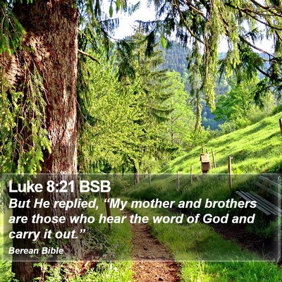 Luke 8:21 BSB Bible Verse Image