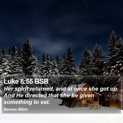 Luke 8:55 BSB Bible Verse Image