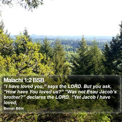 Malachi 1:2 BSB Bible Verse Image
