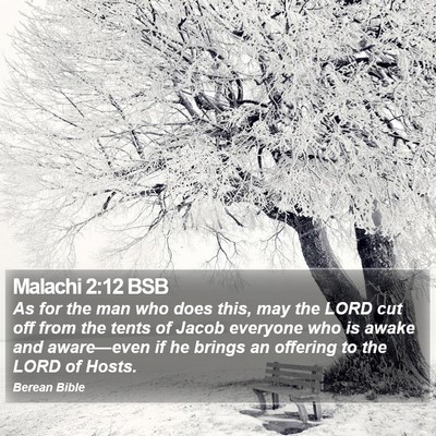 Malachi 2:12 BSB Bible Verse Image