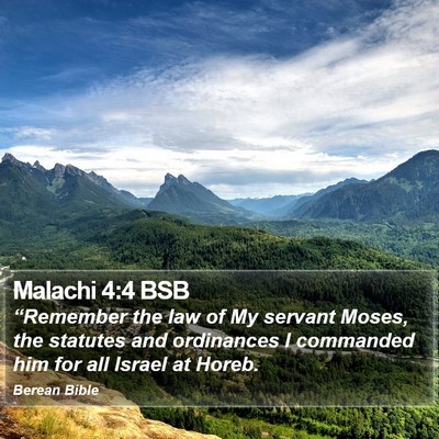 Malachi 4:4 BSB Bible Verse Image