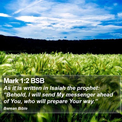 Mark 1:2 BSB Bible Verse Image