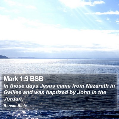 Mark 1:9 BSB Bible Verse Image