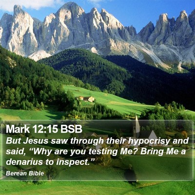 Mark 12:15 BSB Bible Verse Image