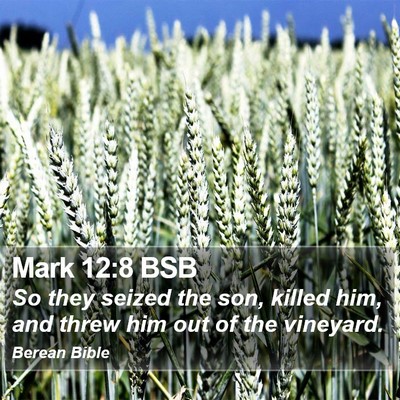 Mark 12:8 BSB Bible Verse Image