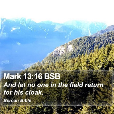 Mark 13:16 BSB Bible Verse Image