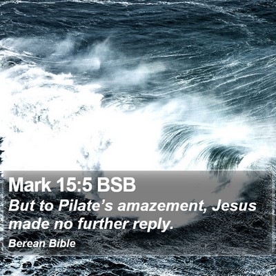 Mark 15:5 BSB Bible Verse Image