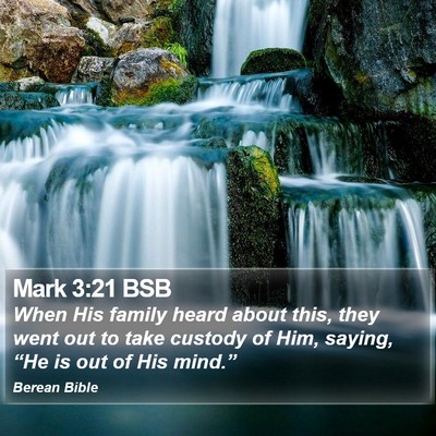Mark 3:21 BSB Bible Verse Image