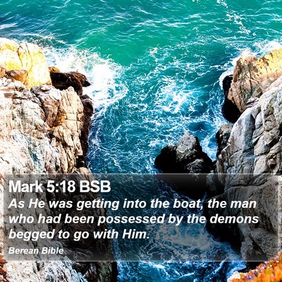 Mark 5:18 BSB Bible Verse Image
