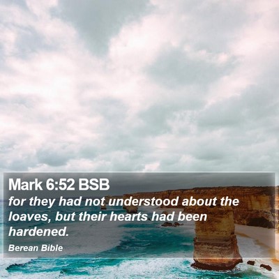 Mark 6:52 BSB Bible Verse Image