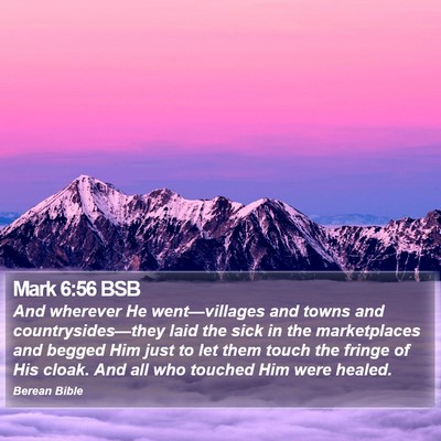 Mark 6:56 BSB Bible Verse Image