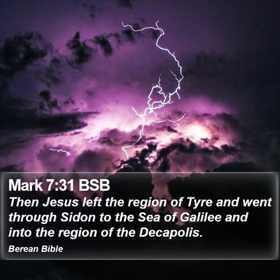 Mark 7:31 BSB Bible Verse Image