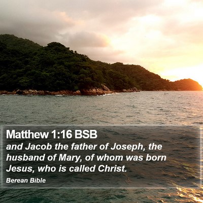Matthew 1:16 BSB Bible Verse Image