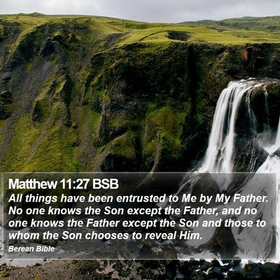 Matthew 11:27 BSB Bible Verse Image