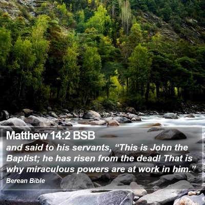 Matthew 14:2 BSB Bible Verse Image