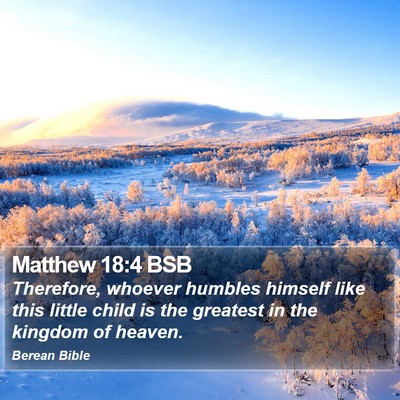 Matthew 18:4 BSB Bible Verse Image