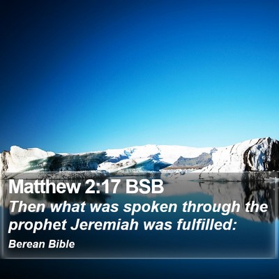 Matthew 2:17 BSB Bible Verse Image
