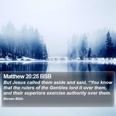 Matthew 20:25 BSB Bible Verse Image