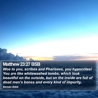 Matthew 23:27 BSB Bible Verse Image