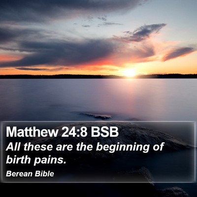 Matthew 24:8 BSB Bible Verse Image