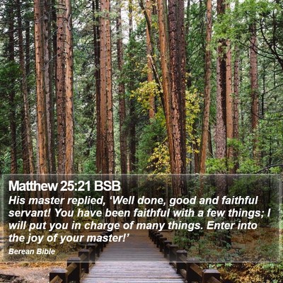 Matthew 25:21 BSB Bible Verse Image
