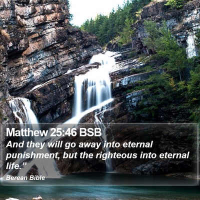 Matthew 25:46 BSB Bible Verse Image