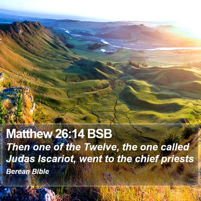 Matthew 26:14 BSB Bible Verse Image