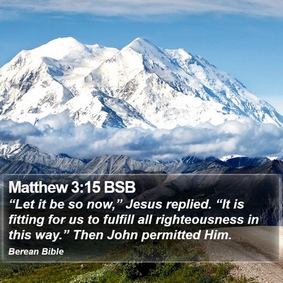 Matthew 3:15 BSB Bible Verse Image