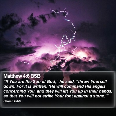 Matthew 4:6 BSB Bible Verse Image