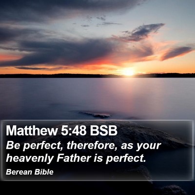 Matthew 5:48 BSB Bible Verse Image