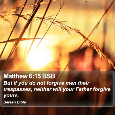 Matthew 6:15 BSB Bible Verse Image
