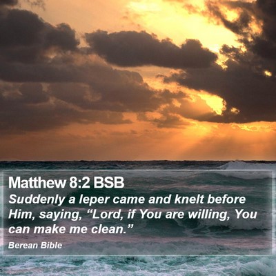 Matthew 8:2 BSB Bible Verse Image