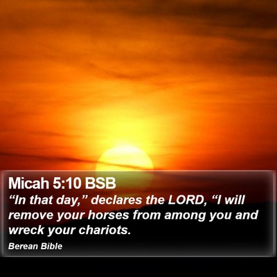 Micah 5:10 BSB Bible Verse Image