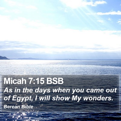 Micah 7:15 BSB Bible Verse Image