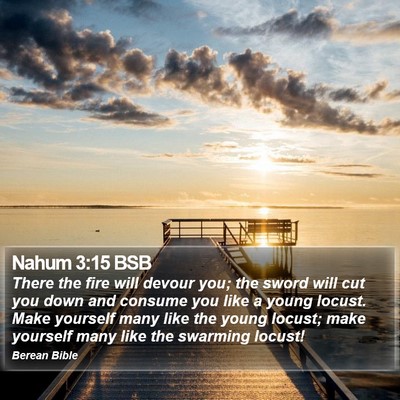 Nahum 3:15 BSB Bible Verse Image