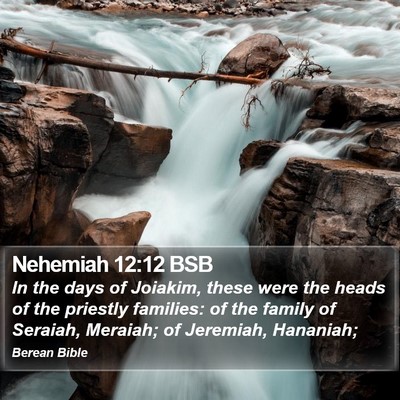 Nehemiah 12:12 BSB Bible Verse Image