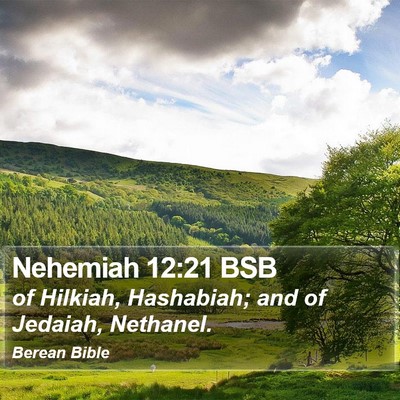 Nehemiah 12:21 BSB Bible Verse Image