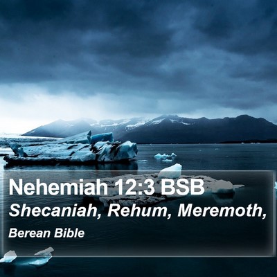 Nehemiah 12:3 BSB Bible Verse Image