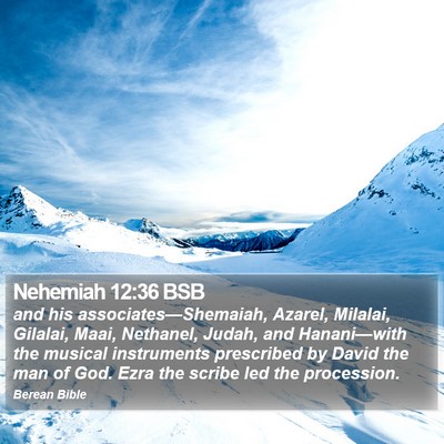 Nehemiah 12:36 BSB Bible Verse Image