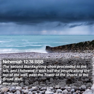 Nehemiah 12:38 BSB Bible Verse Image