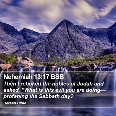 Nehemiah 13:17 BSB Bible Verse Image