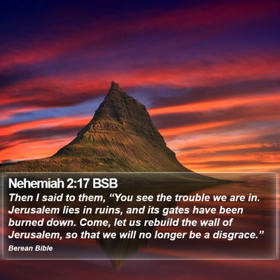 Nehemiah 2:17 BSB Bible Verse Image