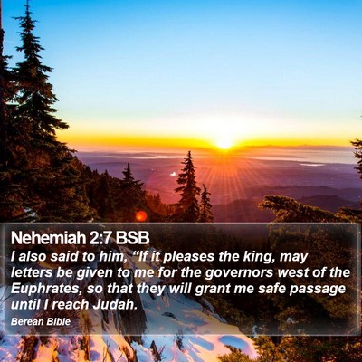 Nehemiah 2:7 BSB Bible Verse Image
