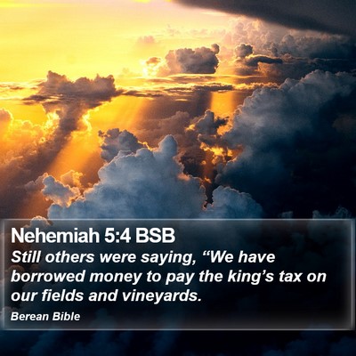 Nehemiah 5:4 BSB Bible Verse Image