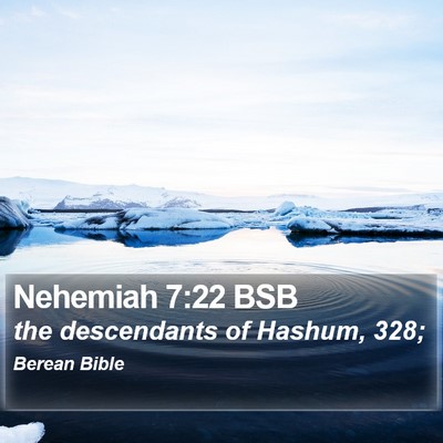 Nehemiah 7:22 BSB Bible Verse Image
