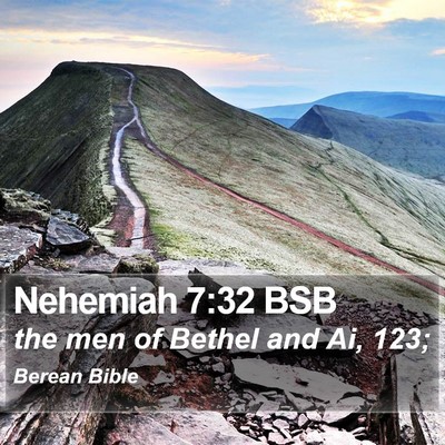 Nehemiah 7:32 BSB Bible Verse Image
