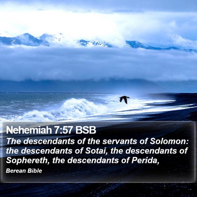 Nehemiah 7:57 BSB Bible Verse Image