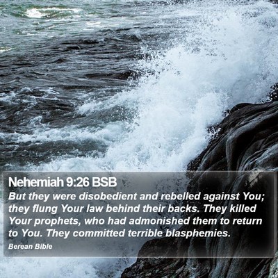 Nehemiah 9:26 BSB Bible Verse Image